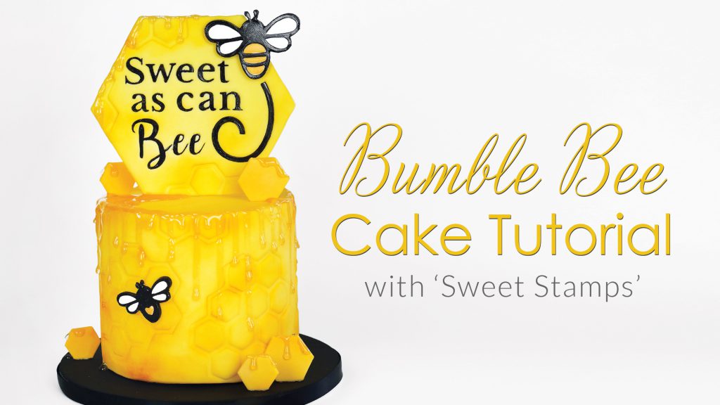 Bumble Bee Drip Cake Tutorial
