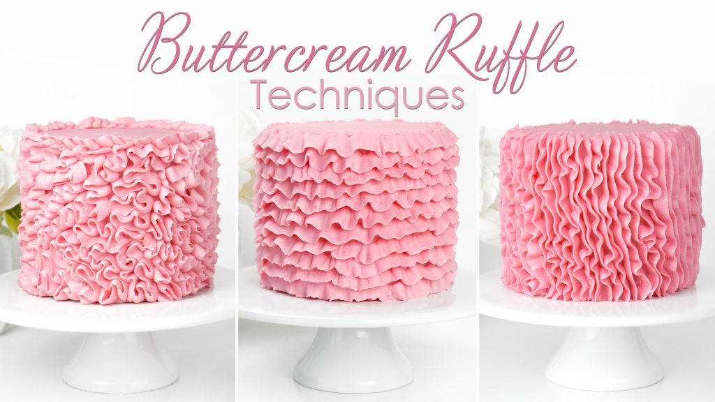how to pipe buttercream ruffles on your cakes tutorial