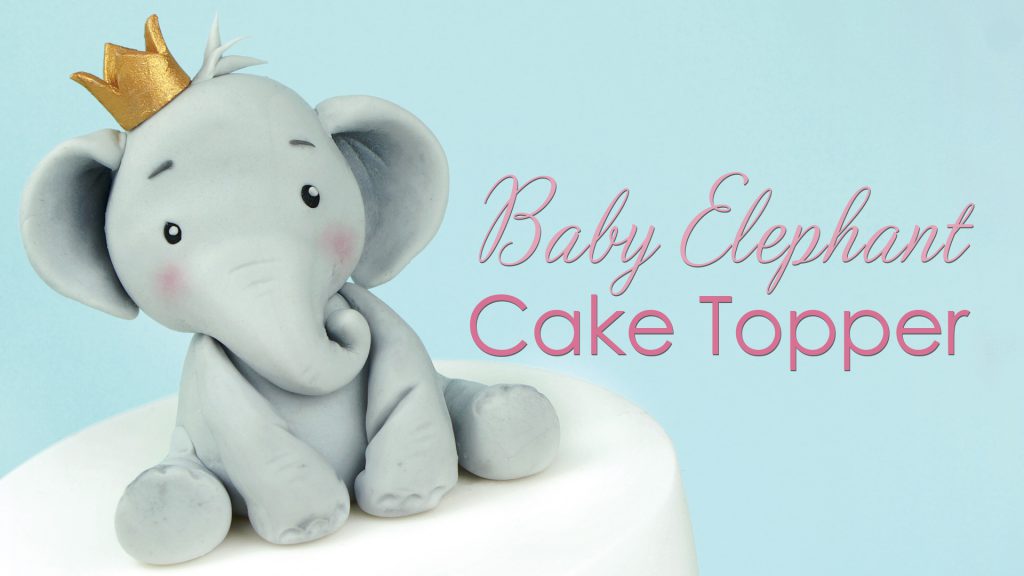Cute Elephant Cake topper tutorial