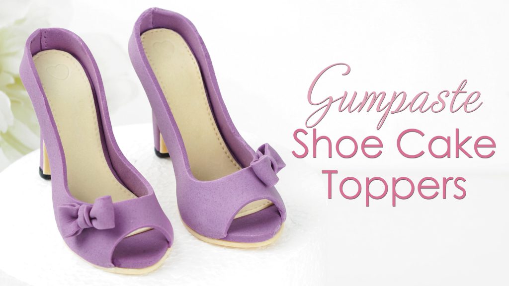 Gumpaste shoe cake topper tutorial