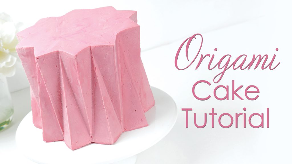 Origami ganache cake tutorial
