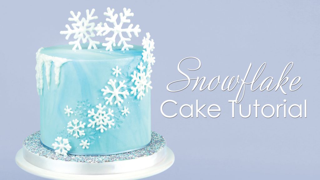 Frozen Snowflake Cake Tutorial