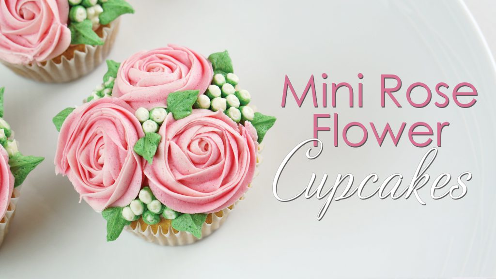 Mini flower cupcakes tutorial