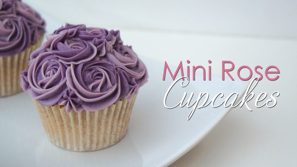 Mini Rose cupcake tutorial