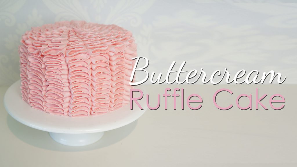 Buttercream Ruffle Cake tutorial