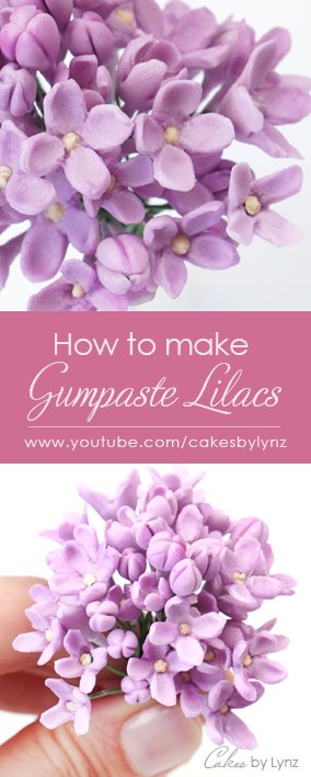 how to make gumpaste lilacs tutorial