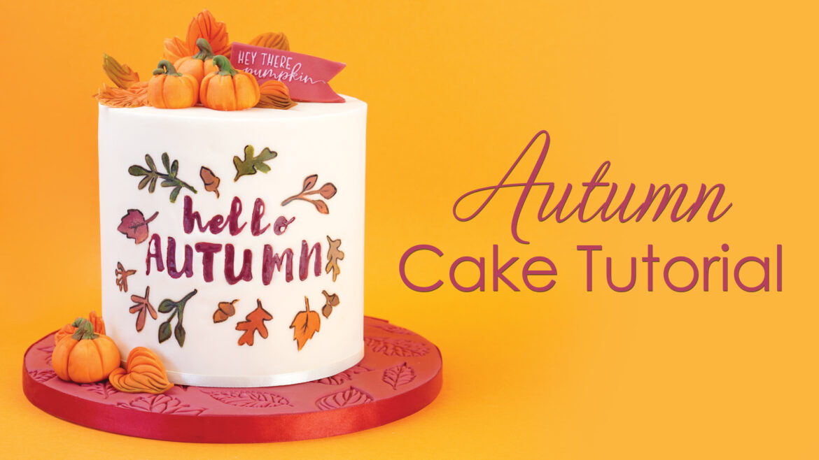 Sweet Stamp Autumn Pumpkin Cake Tutorial