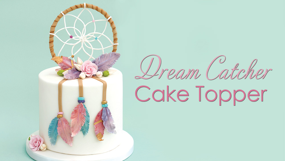 dream catcher cake tutorial