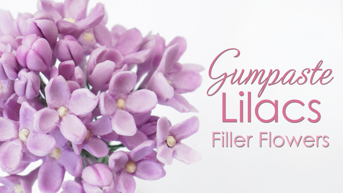 gumpaste lilacs sugar flowers tutorial