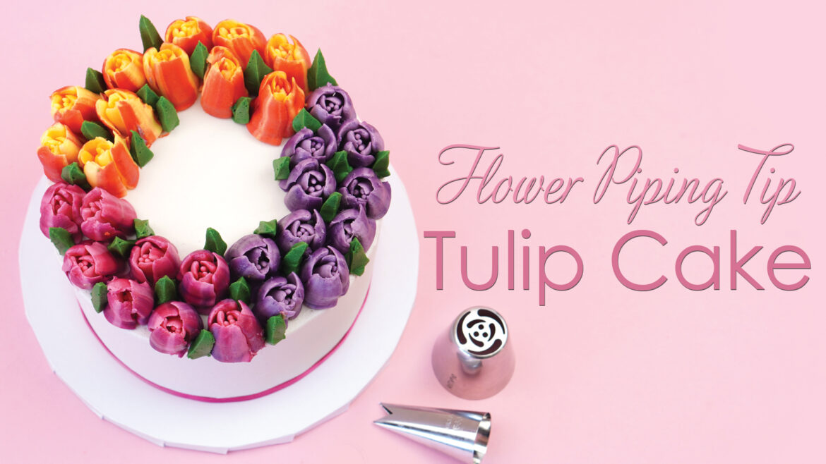 russian piping tips tulip cake tutorial