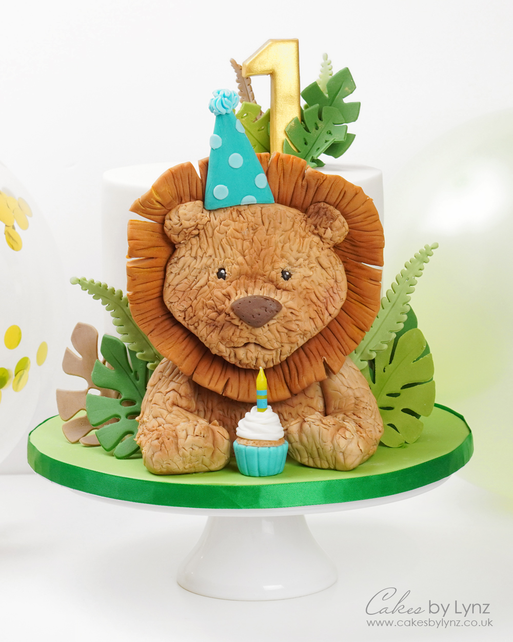 1st Birthday 3D lion Cake Tutorial