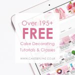195 free cake decorating tutorials and classes