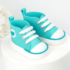 Baby shoes Trainer Booties Cake Topper Tutorial