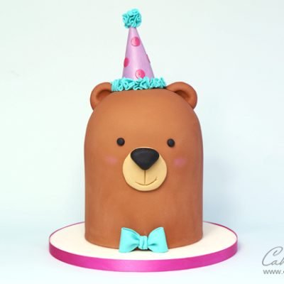 Birthday Bear Cake Tutorial