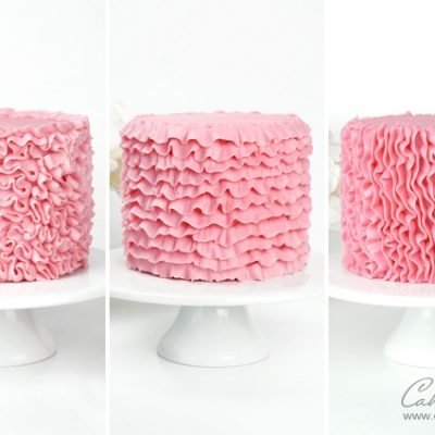 Buttercream Ruffle Cake Techniques tutorial