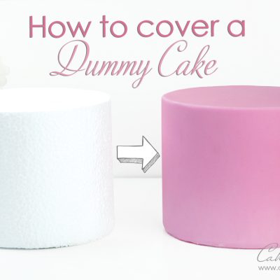 Covering a dummy Cake tutorial