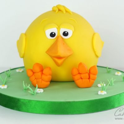 Easter Chick Cake tutorial