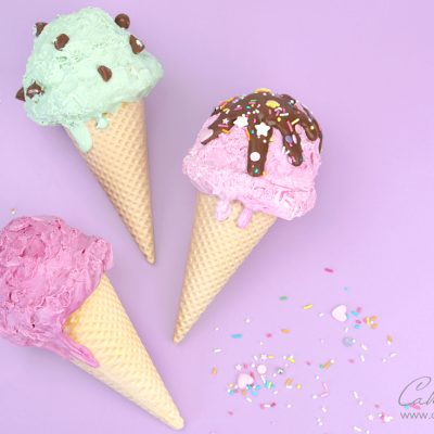Ice Cream Summer themed Cakesicle cake pops