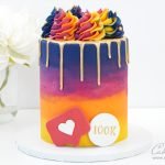 Instagram Inspired gold drip cake – instagram milestone Instagram Inspired gold drip cake - instagram milestone