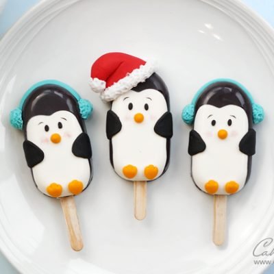 Penguin cakesicles tutorial