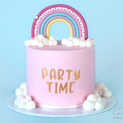 Pastel Rainbow Cake decorating tutorial