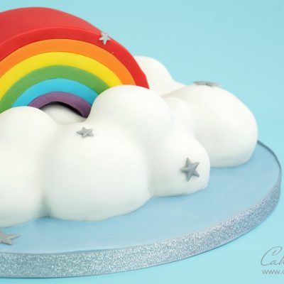 3D rainbow cake