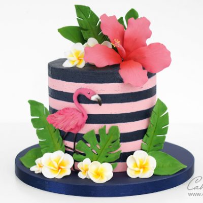 Tropical Flamingo cake