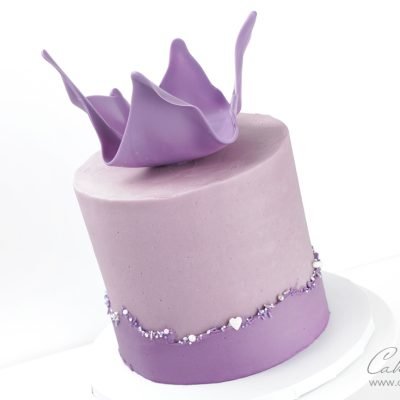 chocolate splash cake tutorial with buttercream fault line