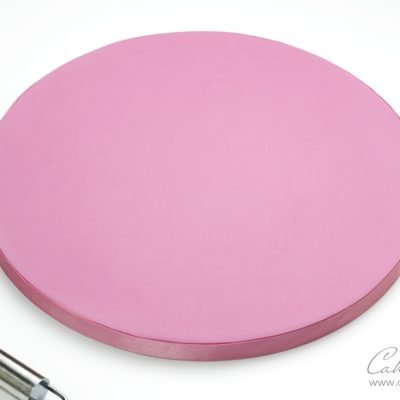 How to cover a cake board in fondant