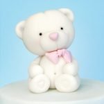 how to make a fondant teddy bear cake topper fondant teddy bear topper cake decorating tutorial