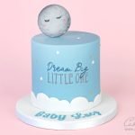 sleeping moon – baby shower cake tutorial sleeping moon - baby shower cake tutorial