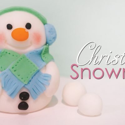 snowman cake topper tutorial