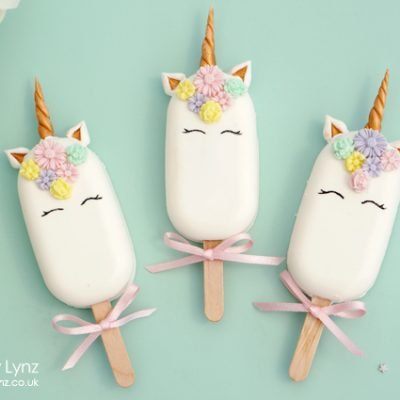 unicorn cakesicles