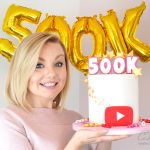 youtube celebration cake - 500k subscribers